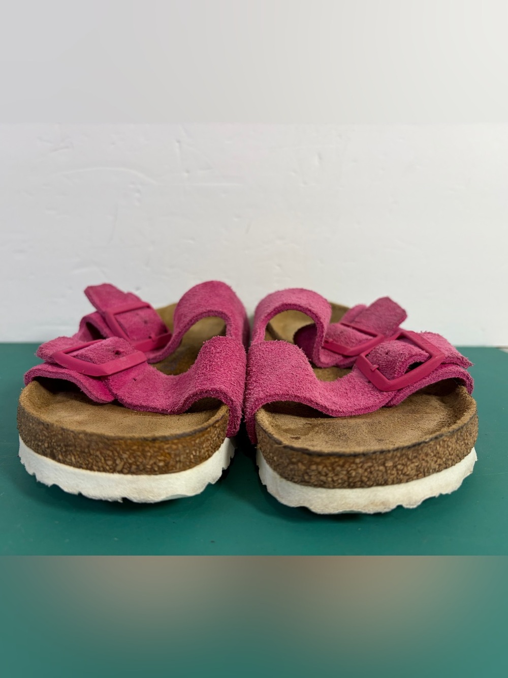 Birkenstock Boston Soft Footbed Pink Suede Clogs Sandals EU 40 US 9 Women - Picture 2 of 11